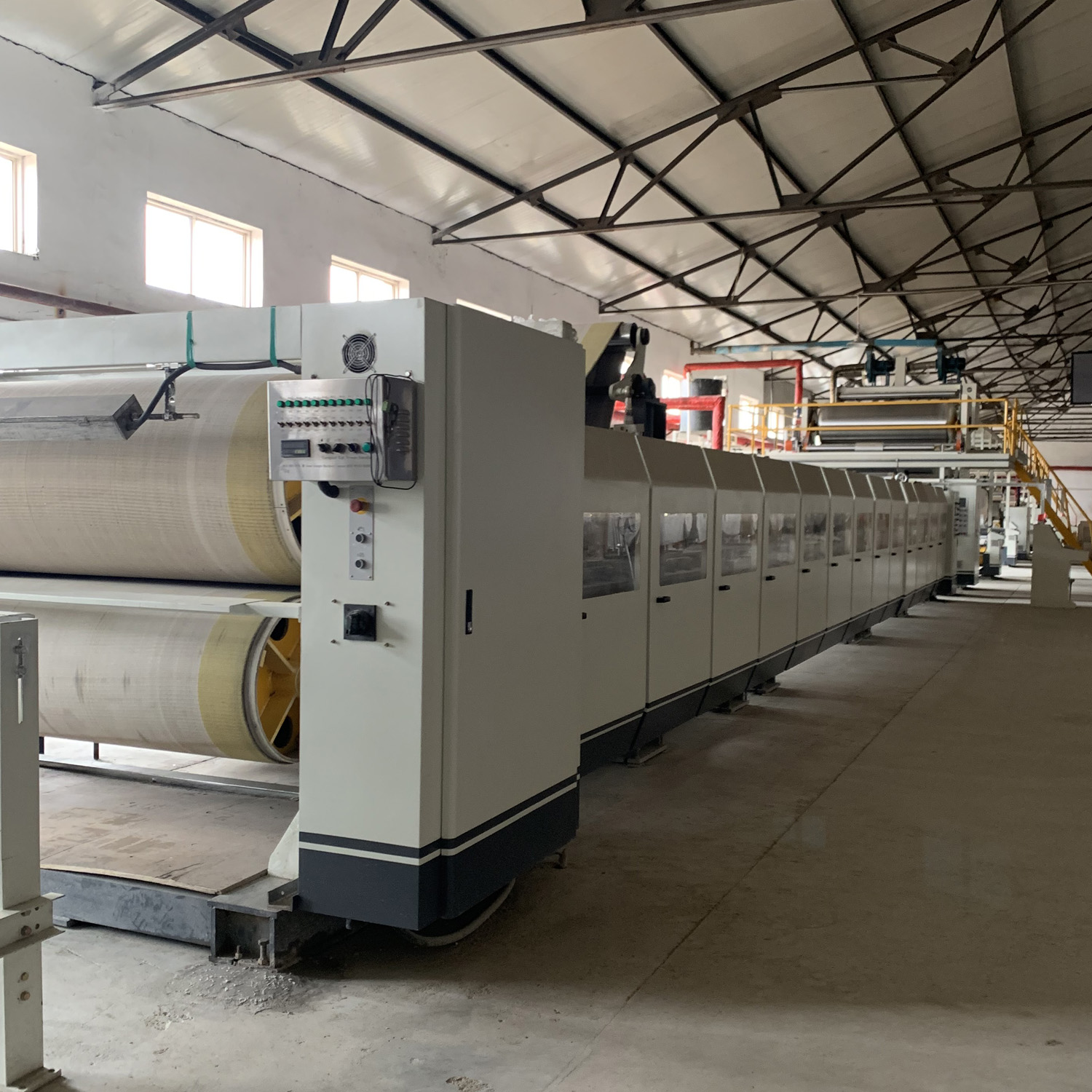 corrugated cardboard production line